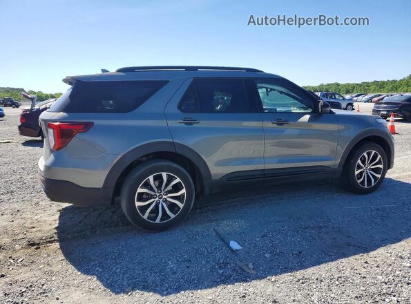 1FM5K8GCXLGA67498 2020 FORD EXPLORER Gray Задня права чверть