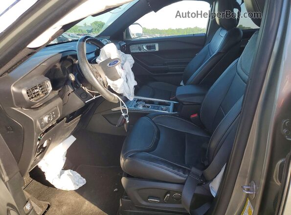 1FM5K8GCXLGA67498 2020 FORD EXPLORER Gray Вид салону спереду