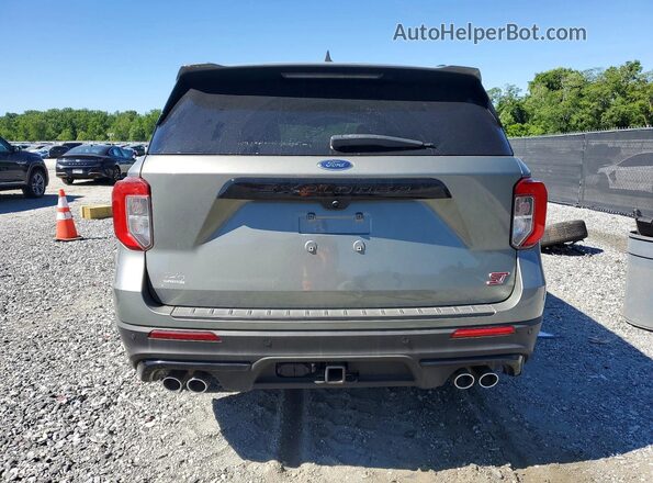 1FM5K8GCXLGA67498 2020 FORD EXPLORER Gray Вид ззаду