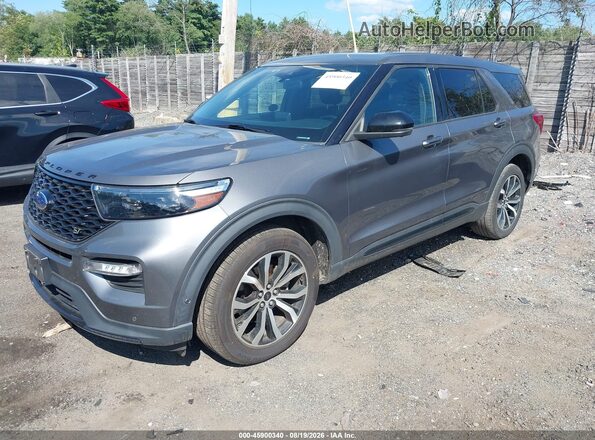 1FM5K8GCXMGA05634 2021 FORD EXPLORER Black Vista tres cuartos delantera izquierda
