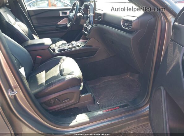 1FM5K8GCXMGA05634 2021 FORD EXPLORER Black Vista interior delantera