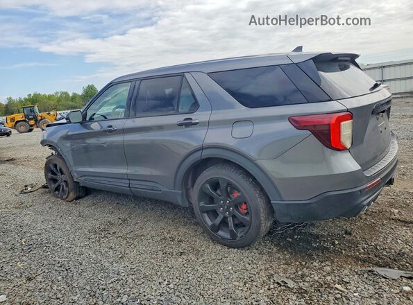 1FM5K8GCXNGA70761 2022 FORD EXPLORER Gray Rear left