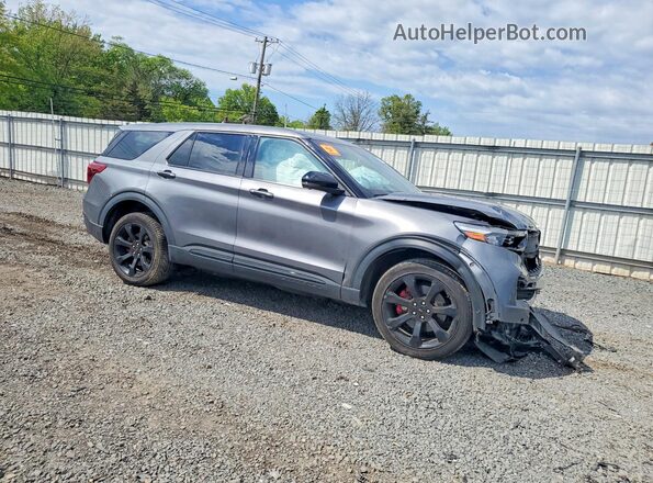 1FM5K8GCXNGA70761 2022 FORD EXPLORER Gray Front right