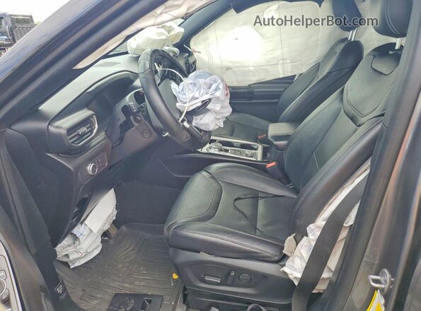 1FM5K8GCXNGA70761 2022 FORD EXPLORER Gray Front interior view
