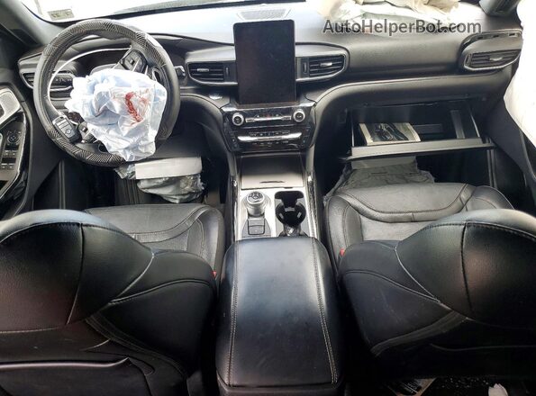 1FM5K8GCXNGA70761 2022 FORD EXPLORER Gray Dashboard view
