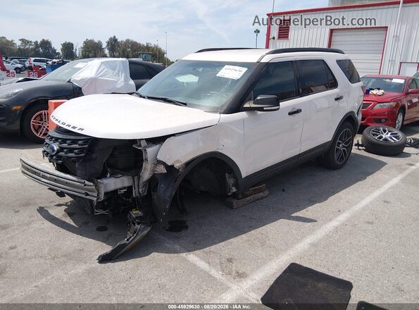 1FM5K8GT0GGA56600 2016 FORD EXPLORER White Front left