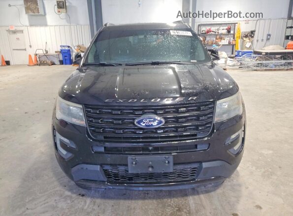 1FM5K8GT0GGC55260 2016 FORD EXPLORER Black Դիմացի տեսք