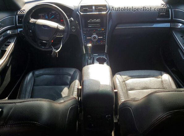 1FM5K8GT0GGC55260 2016 FORD EXPLORER Black Առջևի վահանակի տեսք
