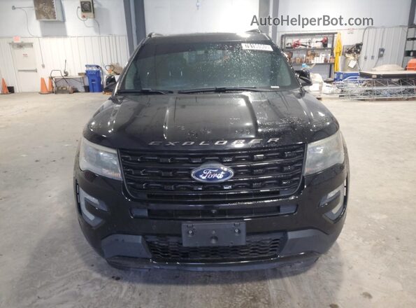 1FM5K8GT0GGC55260 2016 FORD EXPLORER Black Սալոնի 360 աստիճան տեսք