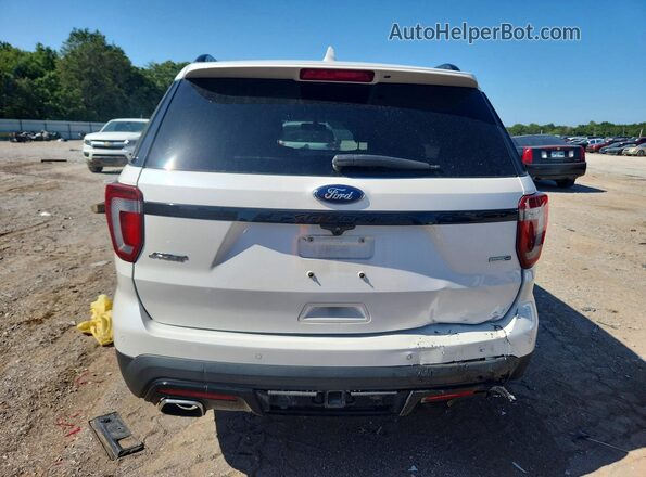 1FM5K8GT0GGD01847 2016 FORD EXPLORER White Widok z tyłu