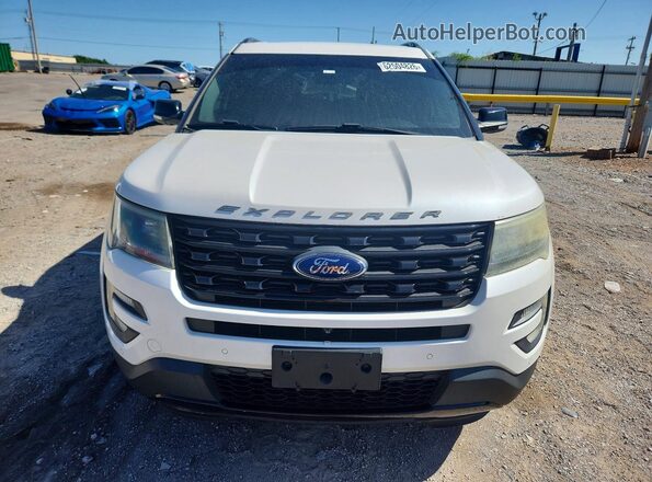 1FM5K8GT0GGD01847 2016 FORD EXPLORER White Widok z przodu