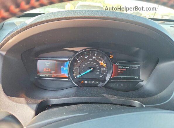 1FM5K8GT0GGD01847 2016 FORD EXPLORER White Widok zestawu wskaźników