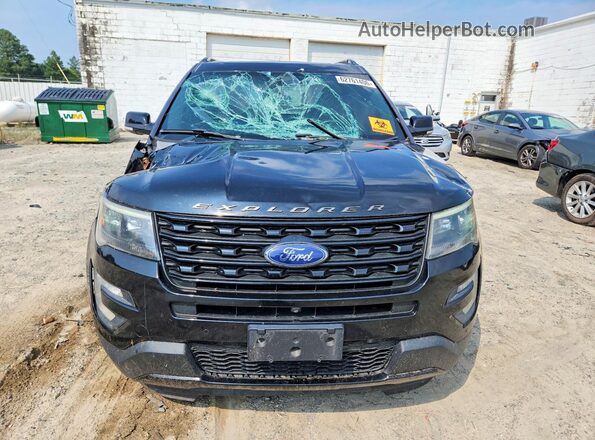 1FM5K8GT0HGC03497 2017 FORD EXPLORER Black Vista frontal