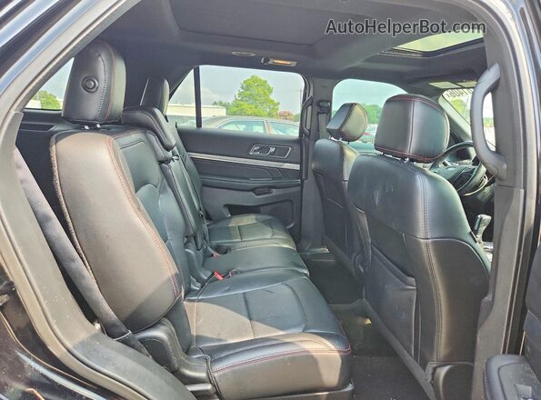 1FM5K8GT0HGC03497 2017 FORD EXPLORER Black Vista interior trasera
