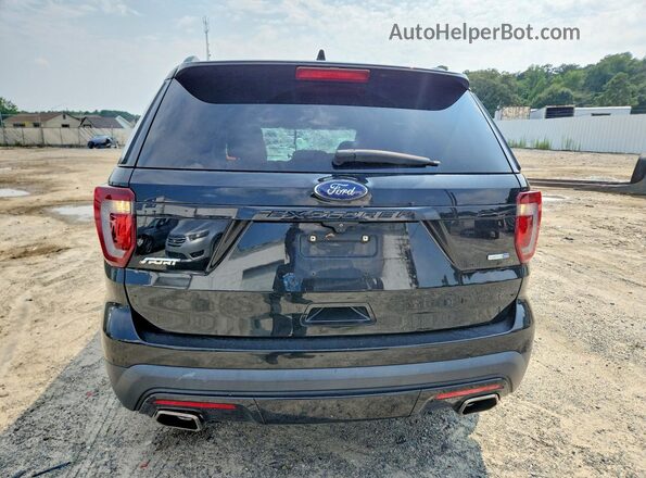 1FM5K8GT0HGC03497 2017 FORD EXPLORER Black Vista trasera