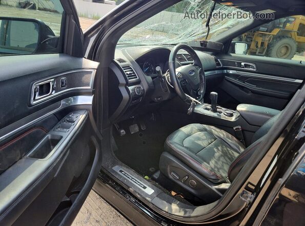 1FM5K8GT0HGC03497 2017 FORD EXPLORER Black Vista del salpicadero