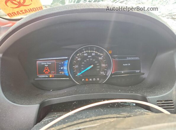 1FM5K8GT0HGC03497 2017 FORD EXPLORER Black Vista del cuadro de instrumentos