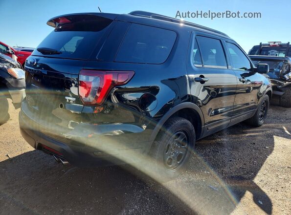 1FM5K8GT0JGC04977 2018 FORD EXPLORER Black უკანა მარჯვენა