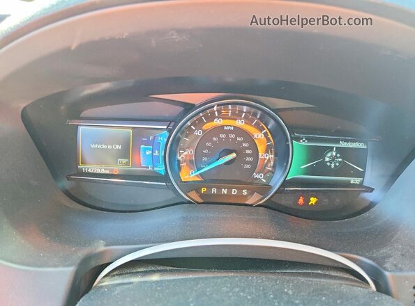 1FM5K8GT0JGC04977 2018 FORD EXPLORER Black ხელსაწყოთა პანელის ხედი