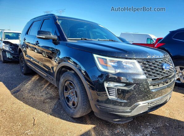 1FM5K8GT0JGC04977 2018 FORD EXPLORER Black წინა მარჯვენა