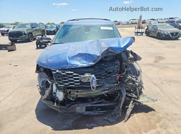 1FM5K8GT0JGC05482 2018 FORD EXPLORER Blue წინა ხედი