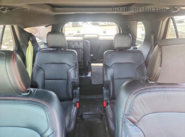 1FM5K8GT0JGC05482 2018 FORD EXPLORER Blue უკანა სავარძლების ხედი