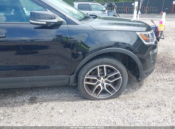 1FM5K8GT0KGA77844 2019 FORD EXPLORER Black Vista frontal