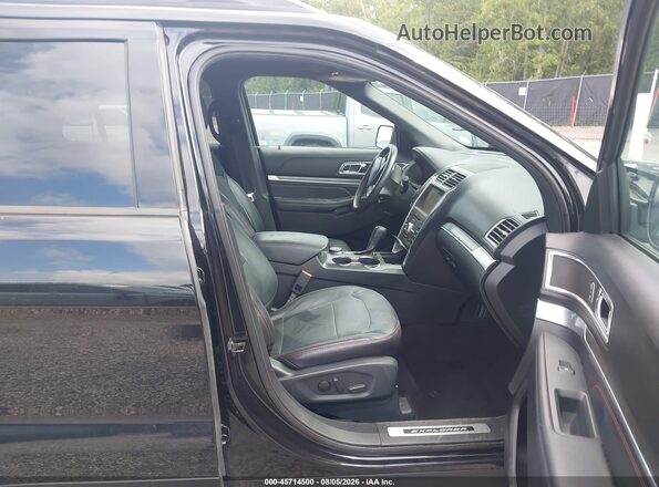 1FM5K8GT0KGA77844 2019 FORD EXPLORER Black Vista interior delantera