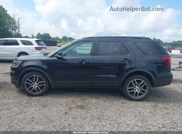 1FM5K8GT0KGA77844 2019 FORD EXPLORER Black Vista interior de 360 grados