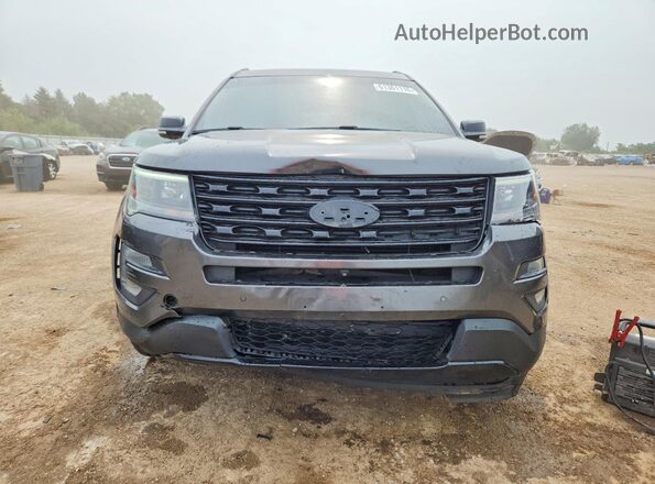 1FM5K8GT1GGC55705 2016 FORD EXPLORER Серый Вид спереди