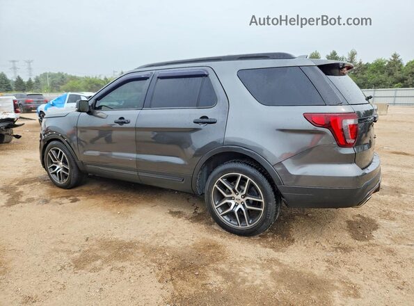 1FM5K8GT1GGC55705 2016 FORD EXPLORER Серый Задняя левая четверть
