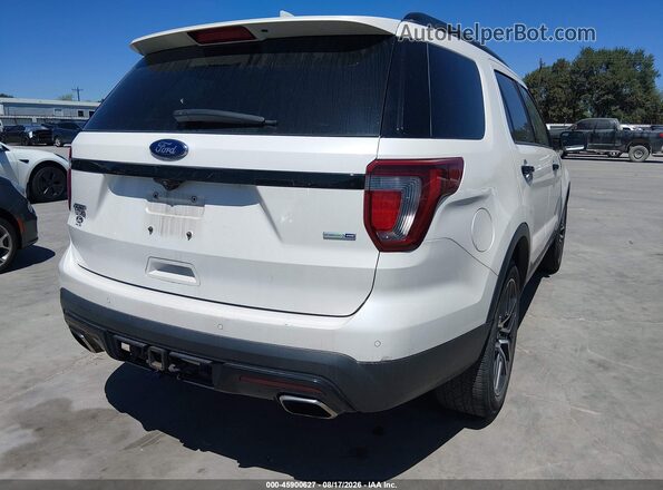 1FM5K8GT1HGA07746 2017 FORD EXPLORER White Trasero derecho