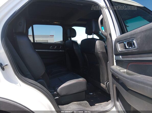 1FM5K8GT1HGA07746 2017 FORD EXPLORER White Vista de la etiqueta del VIN