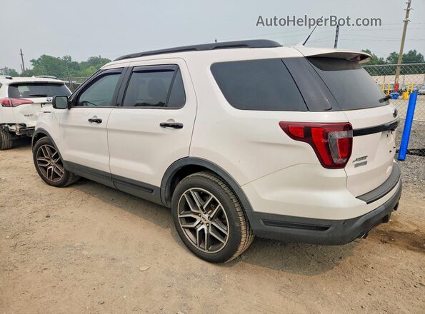 1FM5K8GT1JGC95922 2018 FORD EXPLORER Beige Tył lewy