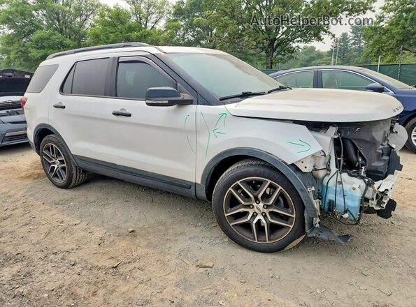 1FM5K8GT1JGC95922 2018 FORD EXPLORER Beige Przód prawy