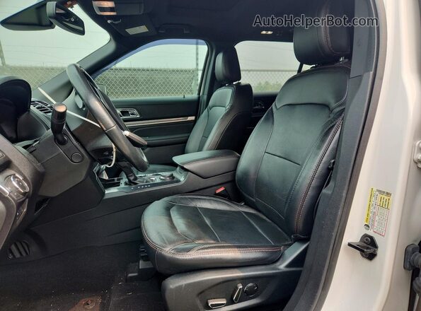 1FM5K8GT1JGC95922 2018 FORD EXPLORER Beige Widok wnętrza z przodu