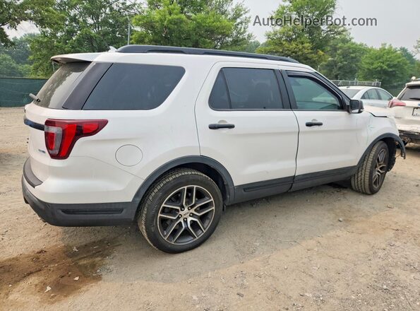 1FM5K8GT1JGC95922 2018 FORD EXPLORER Beige Tył prawy