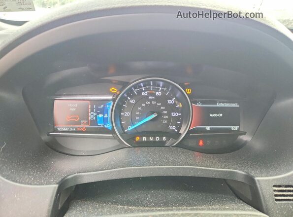 1FM5K8GT1JGC95922 2018 FORD EXPLORER Beige Widok zestawu wskaźników