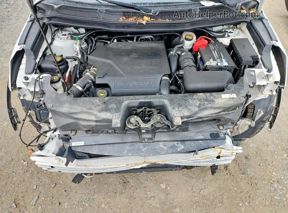 1FM5K8GT1JGC95922 2018 FORD EXPLORER Beige Widok komory silnika