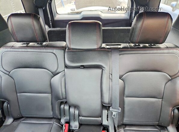 1FM5K8GT1JGC95922 2018 FORD EXPLORER Beige Widok tylnych siedzeń