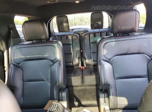 1FM5K8GT2HGA09263 2017 FORD EXPLORER Черный Вид задних сидений
