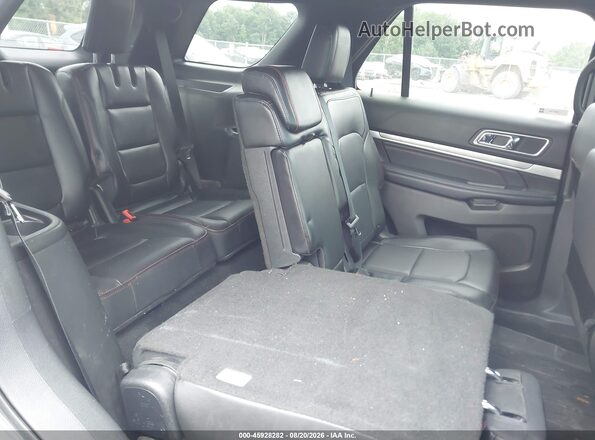 1FM5K8GT2HGA92550 2017 FORD EXPLORER Blue Vista de la etiqueta del VIN