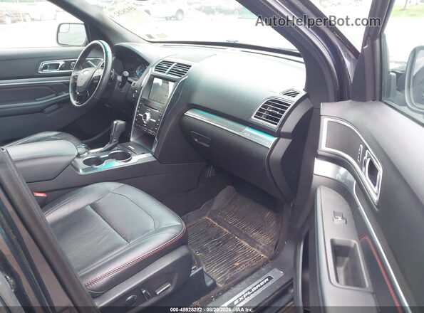 1FM5K8GT2HGA92550 2017 FORD EXPLORER Blue Vista interior delantera