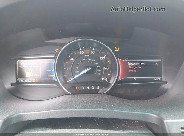 1FM5K8GT2HGA92550 2017 FORD EXPLORER Blue Vista de los asientos traseros