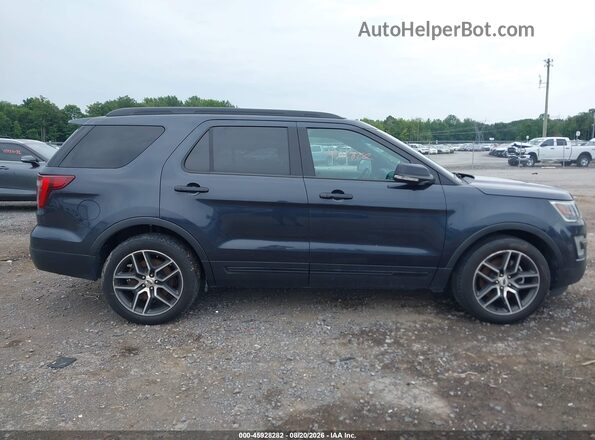 1FM5K8GT2HGA92550 2017 FORD EXPLORER Blue Vista interior trasera