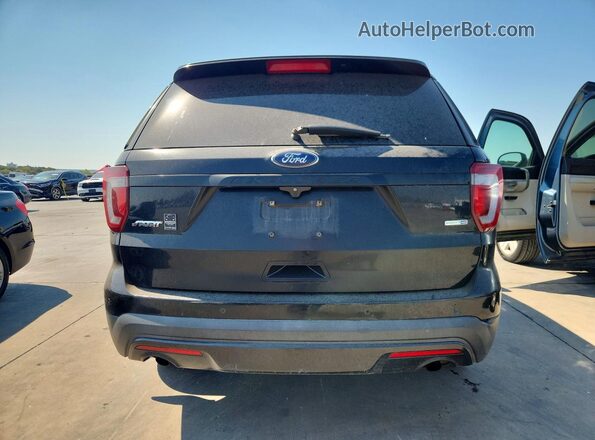 1FM5K8GT2HGC18034 2017 FORD EXPLORER Черный Вид сзади