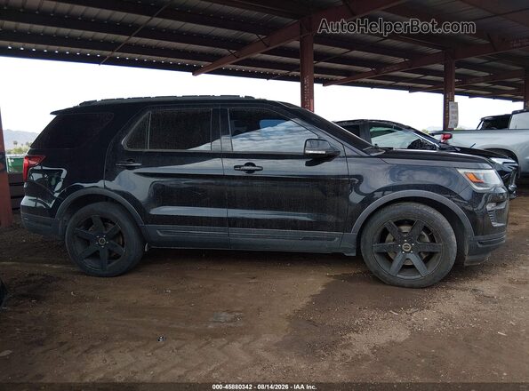 1FM5K8GT2JGC06181 2018 FORD EXPLORER Black Vista interior trasera