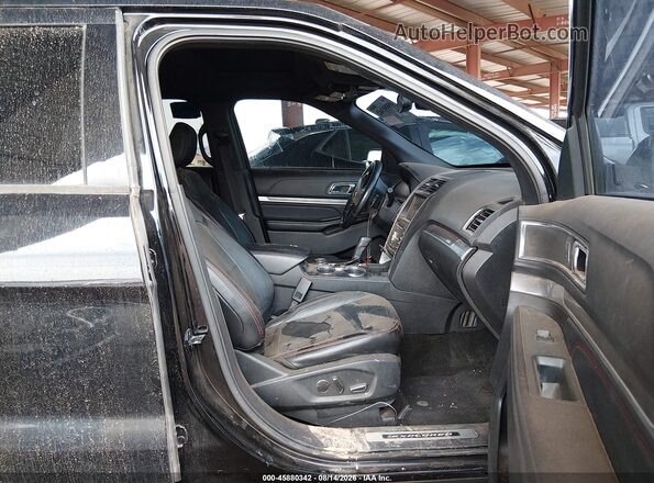 1FM5K8GT2JGC06181 2018 FORD EXPLORER Black Vista interior delantera