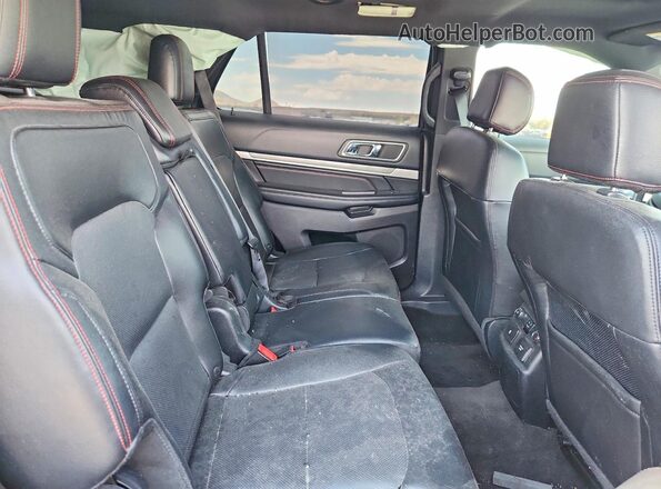 1FM5K8GT3GGA07438 2016 FORD EXPLORER Gray Widok wnętrza z tyłu