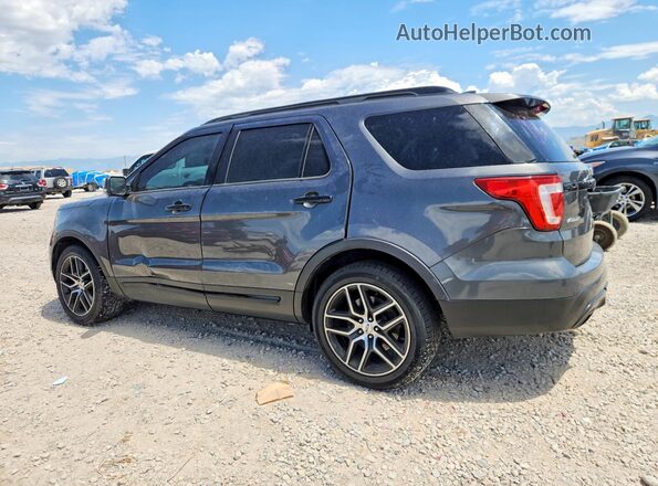 1FM5K8GT3GGA07438 2016 FORD EXPLORER Gray Tył lewy